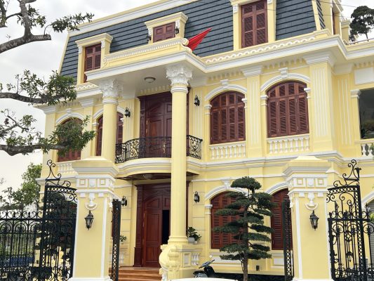 Biệt thự Bcons thi công